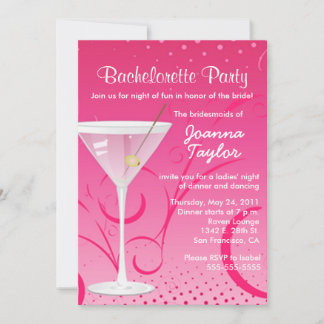Invitation à la fête de Bachelorette