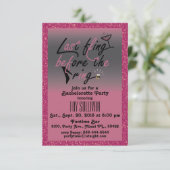 Invitation à la fête de Bachelorette (Debout devant)