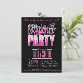 Invitation à la fête de Bachelorette (Debout devant)