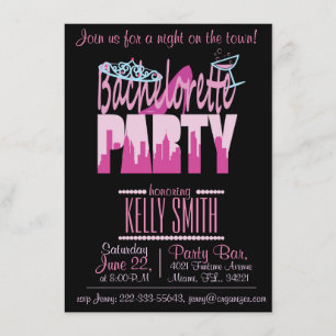 Invitation à la fête de Bachelorette