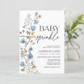 Invitation à la fête de bébé garçon (Debout devant)