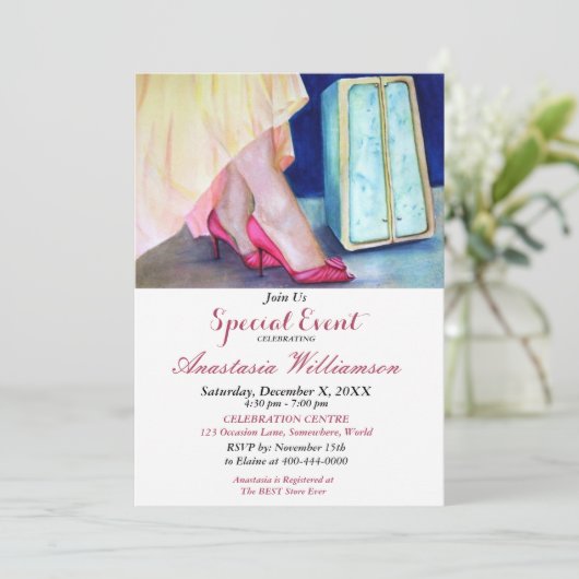 INVITATION À LA FÊTE DE BON VOYAGE (Debout devant)