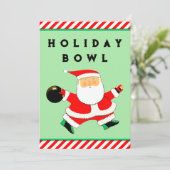 Invitation à la fête de bowling des Fêtes (Debout devant)