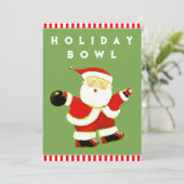 Invitation à la fête de bowling des Fêtes (Debout devant)