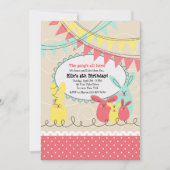 Invitation à la fête de Bunny (Devant)