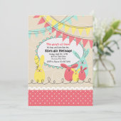 Invitation à la fête de Bunny (Debout devant)