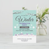 Invitation à la fête de célébration de l'hiver (Debout devant)