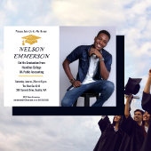 Invitation à la fête de célébration des diplômés e