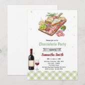 Invitation à la fête de charcuterie (Devant / Derrière)