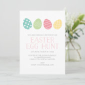 Invitation à la Fête de chasse aux oeufs de Pâques (Debout devant)