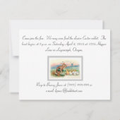 Invitation à la Fête de chasse aux oeufs de Pâques (Dos)