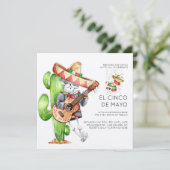Invitation à la fête de Cinco de Mayo (Debout devant)