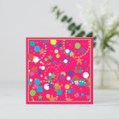 Invitation à la fête de Confetti (Debout devant)