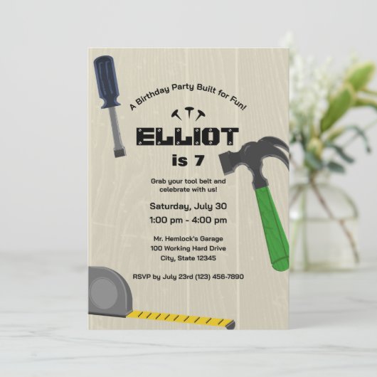 Invitation à la fête de construction (Debout devant)