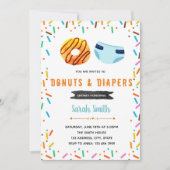 Invitation à la fête de couche de Donut (Devant)