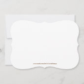 Invitation à la fête de couronne de Noël blanc et  (Devant)