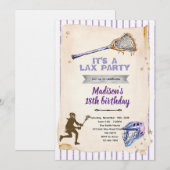 Invitation à la fête de crosse féminine (Devant / Derrière)