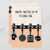 Invitation à la fête de cuisine (Devant / Derrière)