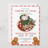 Invitation à la fête de décoration de biscuits de (Devant)