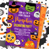 Invitation à la fête de décoration de citrouille p