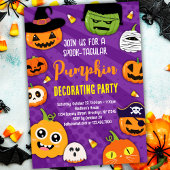 Invitation à la fête de décoration de citrouille p
