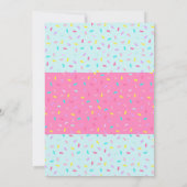 Invitation à la fête de décoration de cookies (Dos)