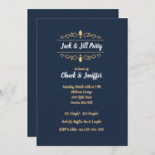 Invitation à la fête de défilement de Jack et Jill (Devant / Derrière)