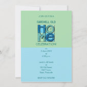 Invitation à la fête de déménagement (Dos)