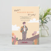 Invitation à la fête de départ pour les garçons qu (Debout devant)