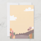 Invitation à la fête de départ pour les garçons qu (Dos)