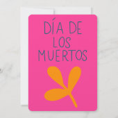 Invitation à la fête de Día de los Muertos (Dos)