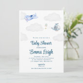 Invitation à la fête de douche baby shower (Debout devant)