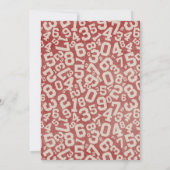 Invitation à la fête de douche bébé garçon de base (Dos)