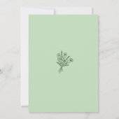 Invitation à la fête de douche de mariage “Fresh O (Dos)