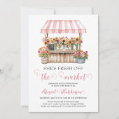 Invitation à la fête de douche de mariée Fraîche d (Devant)