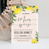 Invitation à la fête de douche de mariée Lemon Mai