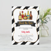 Invitation à la fête de douche pour remplir le bar (Debout devant)