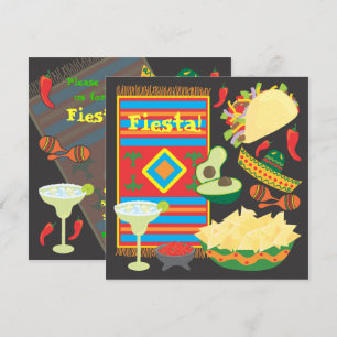 Invitation à la fête de fêtes mexicaine