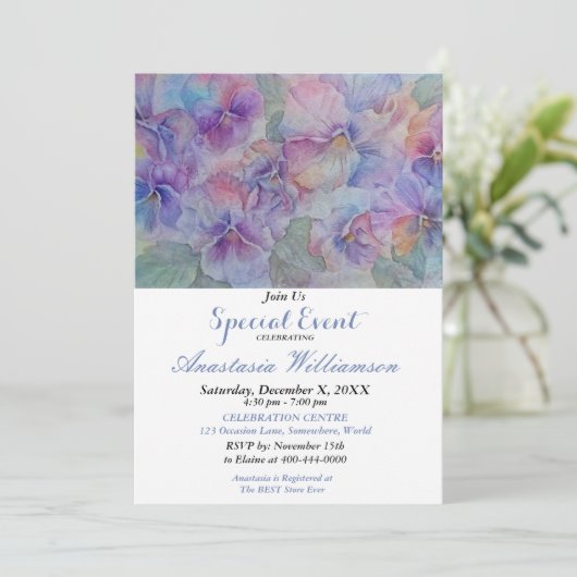 INVITATION À LA FÊTE DE FIANÇAILLES (Debout devant)