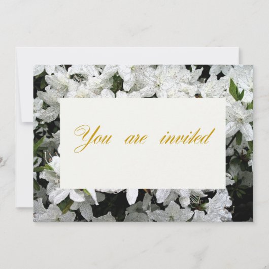 Invitation à la fête de fiançailles (Devant)