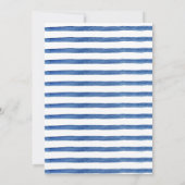 Invitation à la fête de fiançailles de homard (Dos)