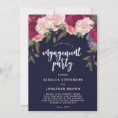 Invitation à la fête de fiançailles de la marine f (Devant)