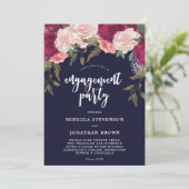 Invitation à la fête de fiançailles de la marine f (Debout devant)