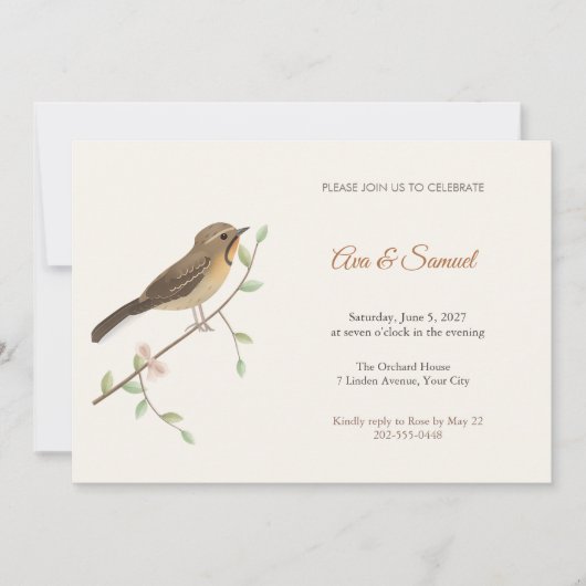 Invitation à la fête de fiançailles de Longclaw So (Devant)