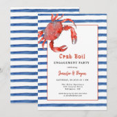 Invitation à la fête de fiançailles des couples Cr (Devant / Derrière)