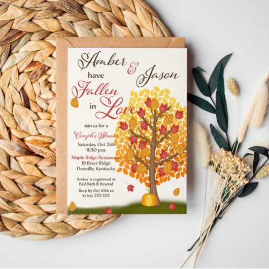 Invitation à la fête de fiançailles pour couples a