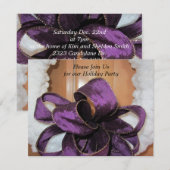 Invitation à la fête de fin d'année (Devant / Derrière)
