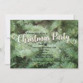 Invitation à la fête de fin d'année avec un pin sa (Devant)