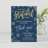 Invitation à la fête de fin d'année de l'entrepris (Debout devant)