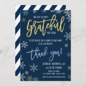 Invitation à la fête de fin d'année de l'entrepris (Devant / Derrière)